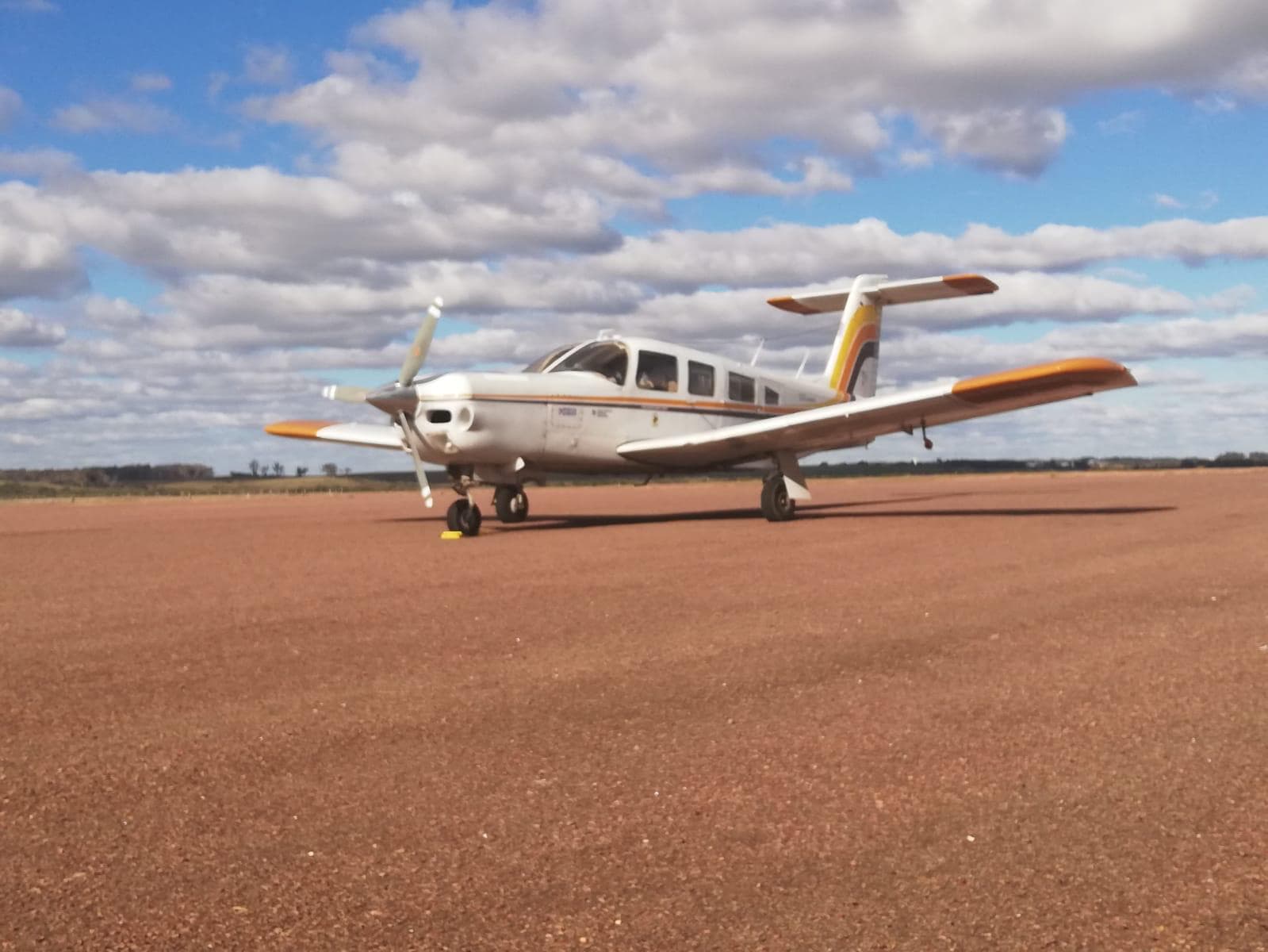Piper Turbo Lance II on a ramp, from the supplied Matrix Aviation photo pack